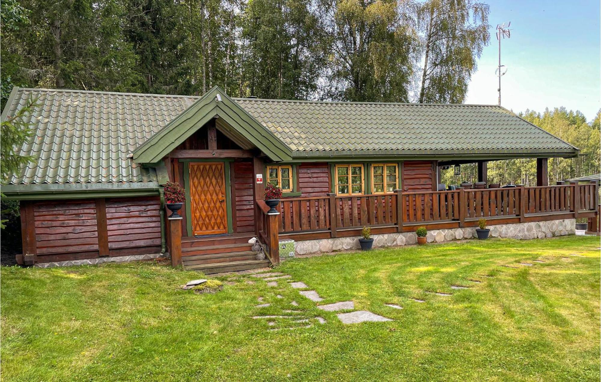 Awesome Home In Glava With Sauna Exteriör bild